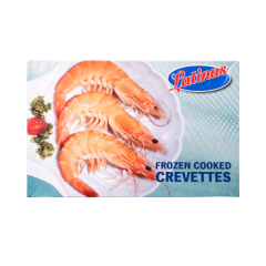 Crevettes cuites et congelées
