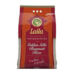 Laila Rice Basmati Golden Sella 10kg